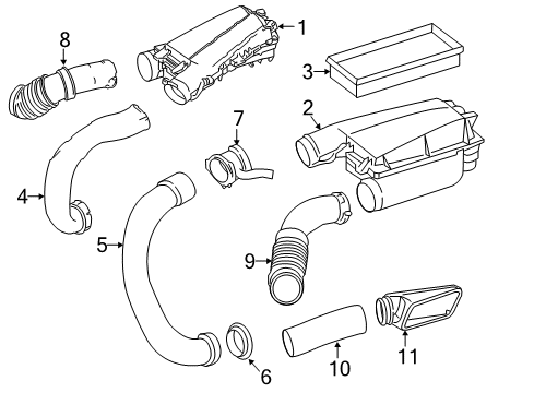 2015 Mercedes-Benz G63 AMG Air Intake