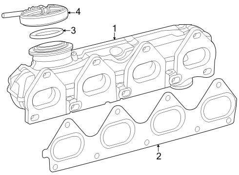 2024 Mercedes-Benz Sprinter 2500 Exhaust Manifold