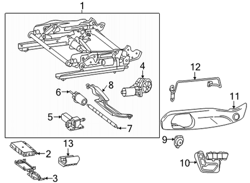 2019 Mercedes-Benz AMG GT C Lumbar Control Seats Diagram