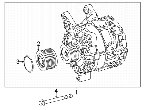 2025 Mercedes-Benz CLA35 AMG Alternator