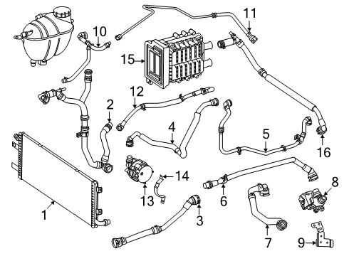 2025 Mercedes-Benz G580 REFRIGERANT LINE Diagram for 465-830-78-00