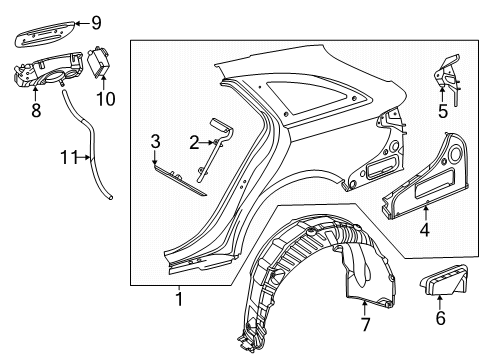 2024 Mercedes-Benz E450 Fuel Door