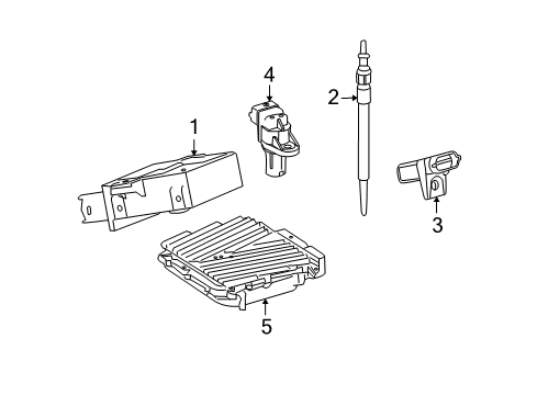 2012 Mercedes-Benz GL350 Ignition System Diagram