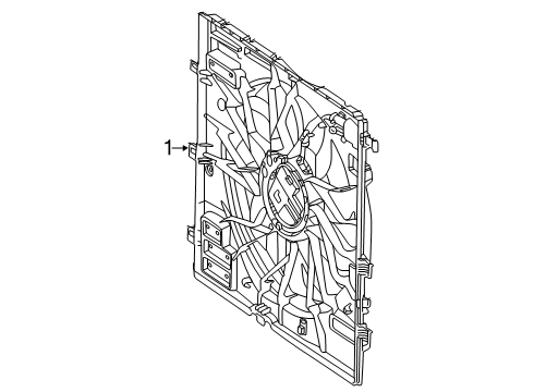 2024 Mercedes-Benz eSprinter Cooling Fan