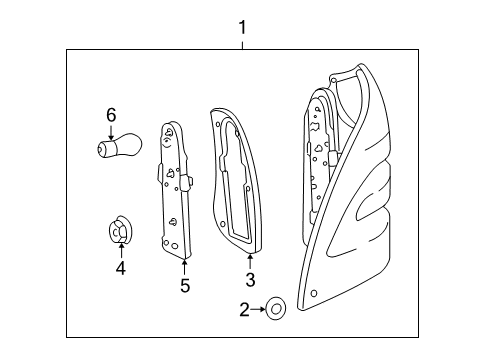 2004 Mercedes-Benz C240 Bulbs Diagram 5