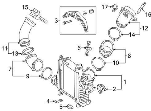 2022 Mercedes-Benz GLE350 Turbocharger Diagram