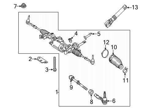 2024 Mercedes-Benz CLE53 AMG Steering Gear & Linkage