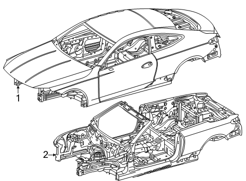 2024 Mercedes-Benz CLE53 AMG Body Shell