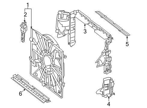 2015 Mercedes-Benz S550e Cooling Fan Diagram