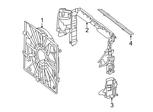 2020 Mercedes-Benz S560 Cooling Fan Diagram 2