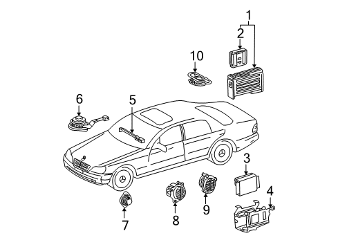 2004 Mercedes-Benz S500 Sound System