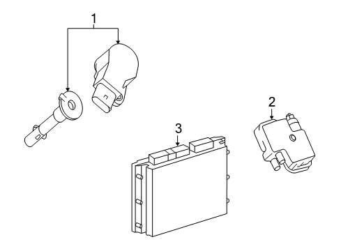 2010 Mercedes-Benz SLK300 Powertrain Control Diagram