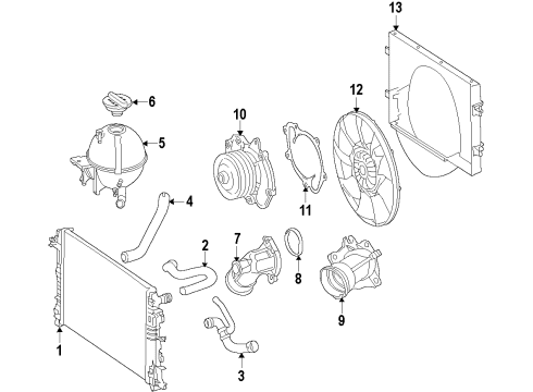 2017 Mercedes-Benz Sprinter 2500 Cooling System Diagram