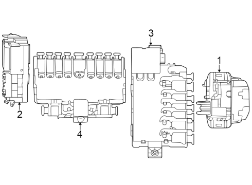 2025 Mercedes-Benz EQE 350 Fuse & Relay Diagram 2