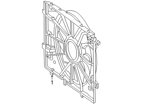 2025 Mercedes-Benz E53 AMG Cooling Fan