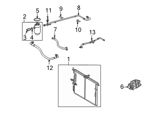 2007 Mercedes-Benz G55 AMG Air Conditioner Diagram