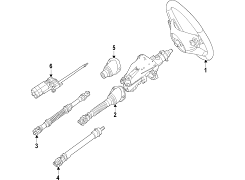2017 Mercedes-Benz G550 Steering Column Diagram