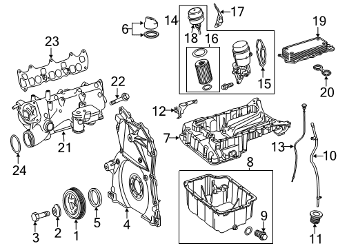 2019 Mercedes-Benz Sprinter 2500 Engine Parts Diagram 2