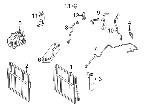 2011 Mercedes-Benz S400 Air Conditioner Diagram