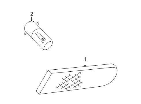 2002 Mercedes-Benz C230 Signal Lamps Diagram