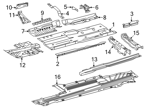 2024 Mercedes-Benz E450 Floor & Rails