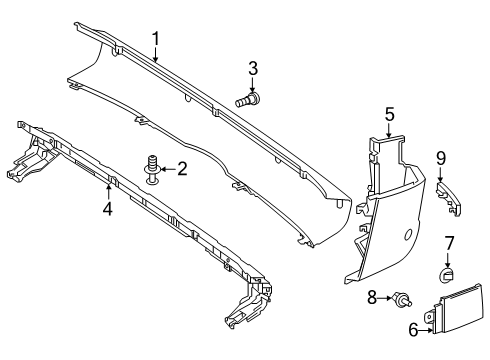2024 Mercedes-Benz eSprinter Bumper & Components - Rear