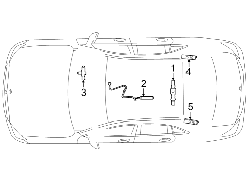 2025 Mercedes-Benz EQS 450 SUV Antenna & Radio
