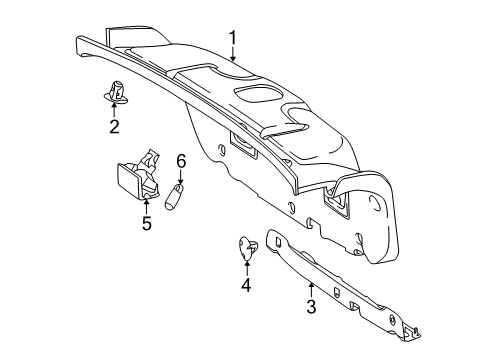 2015 Mercedes-Benz C63 AMG Interior Trim - Trunk Diagram