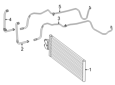 2016 Mercedes-Benz SL63 AMG Trans Oil Cooler