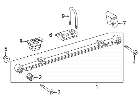 2024 Mercedes-Benz eSprinter Rear Suspension Components