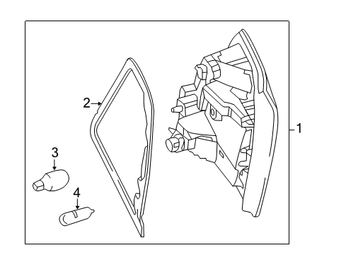 2014 Mercedes-Benz GL63 AMG Bulbs Diagram 3