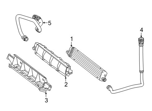 2019 Mercedes-Benz S560 Oil Cooler Diagram