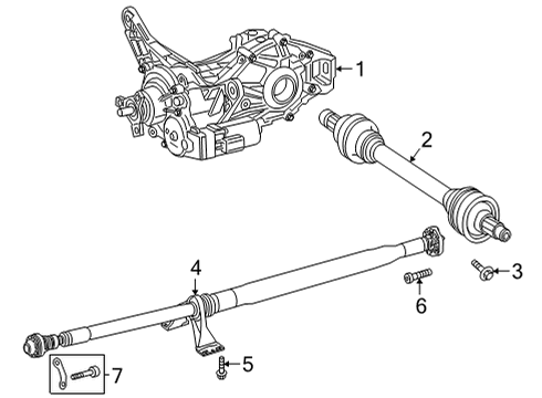 2025 Mercedes-Benz GLA250 Axle & Differential - Rear