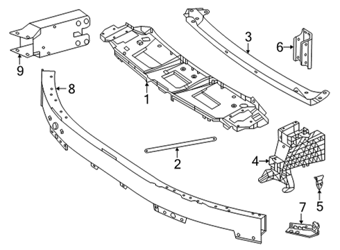 2024 Mercedes-Benz S63 AMG E Performance Radiator Support