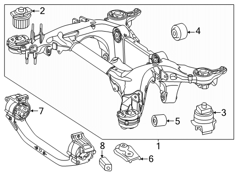 2024 Mercedes-Benz C63 AMG S E Performance Rear Suspension