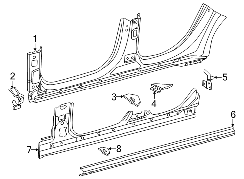2024 Mercedes-Benz E450 Rocker Panel