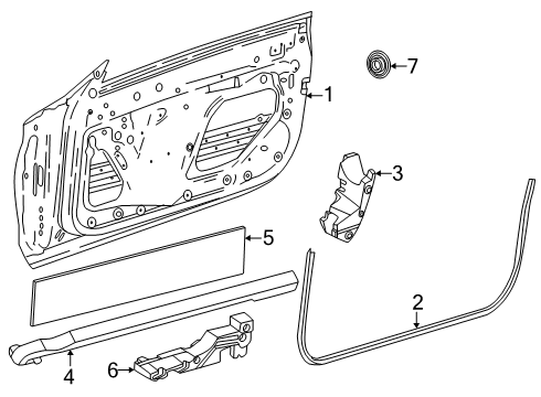 2024 Mercedes-Benz CLE53 AMG Door & Components