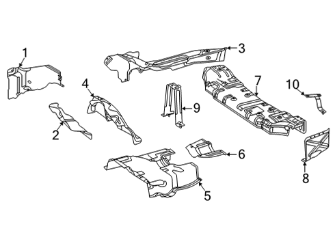 2025 Mercedes-Benz GLE63 AMG S Heat Shields