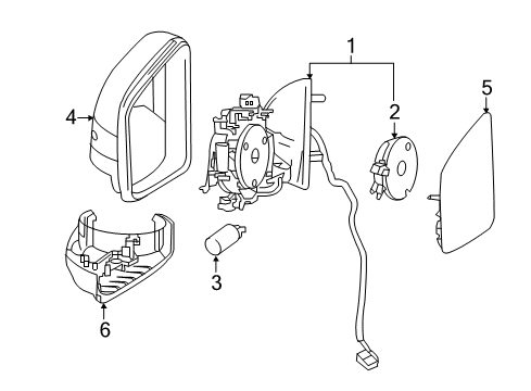 2012 Mercedes-Benz GL450 Mirrors