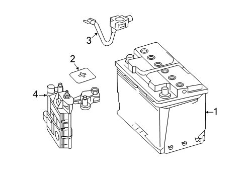 2015 Mercedes-Benz C300 Battery