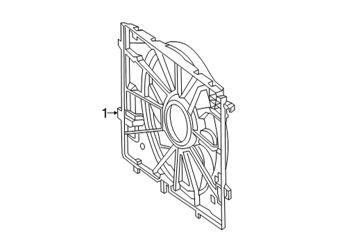 2016 Mercedes-Benz AMG GT S Cooling Fan