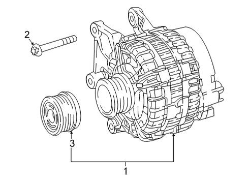 2020 Mercedes-Benz GLE350 Alternator Diagram 2