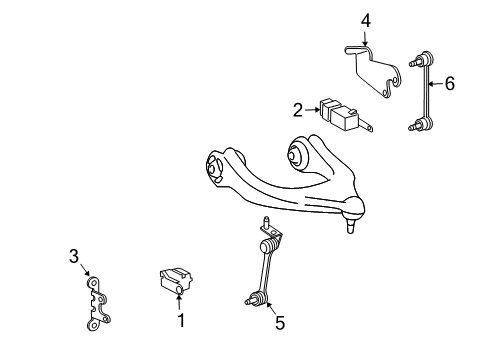 2003 Mercedes-Benz SL500 Electrical Components Diagram 2