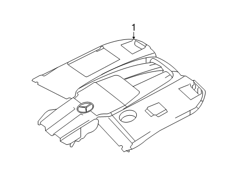 2019 Mercedes-Benz E63 AMG S Engine Appearance Cover