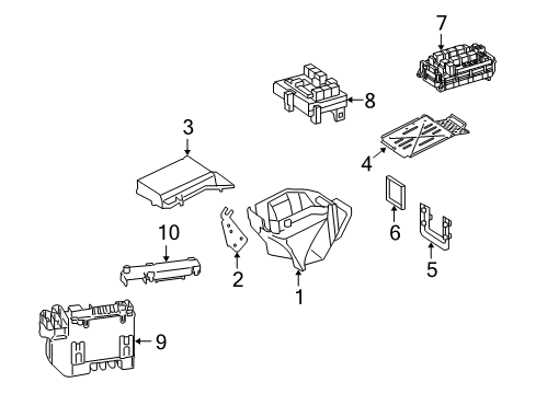 2007 Mercedes-Benz CL600 Fuse & Relay Diagram