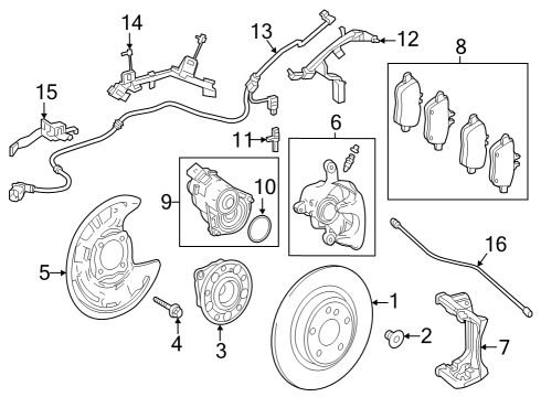 2023 Mercedes-Benz EQB 250+ Rear Brakes