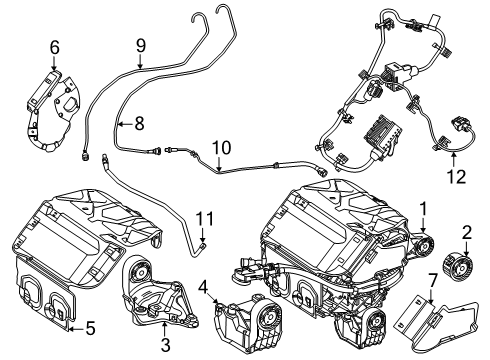 2025 Mercedes-Benz G580 Electrical Components Diagram 3