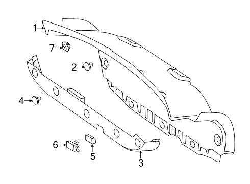 2025 Mercedes-Benz CLA35 AMG Interior Trim - Trunk