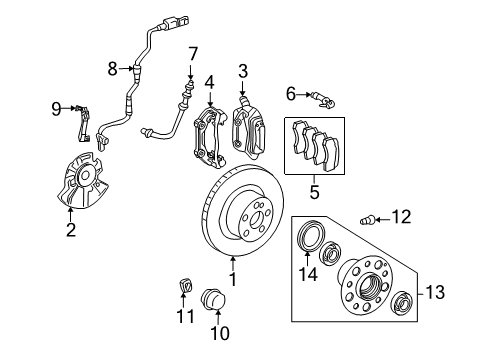 2010 Mercedes-Benz E550 Anti-Lock Brakes Diagram 2