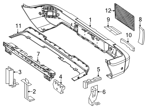 2025 Mercedes-Benz G63 AMG Bumper & Components - Rear